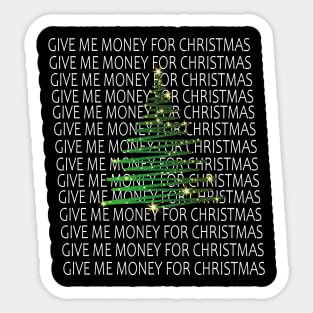 happy merry christmas Sticker